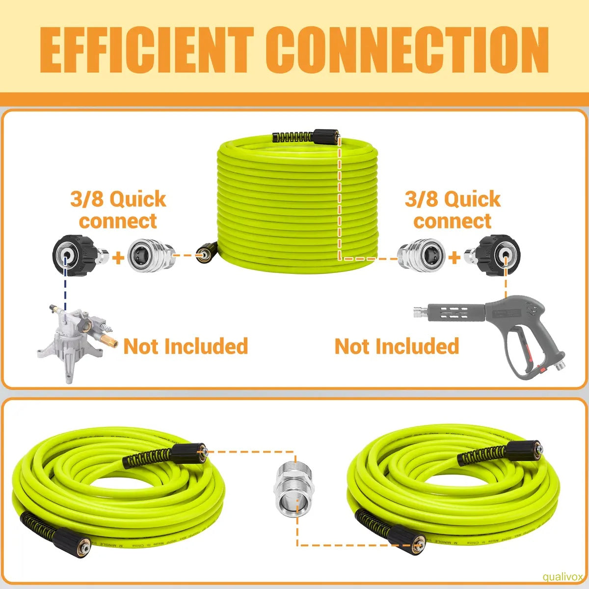 Pressure Washer Hose 50 FT x 1/4"